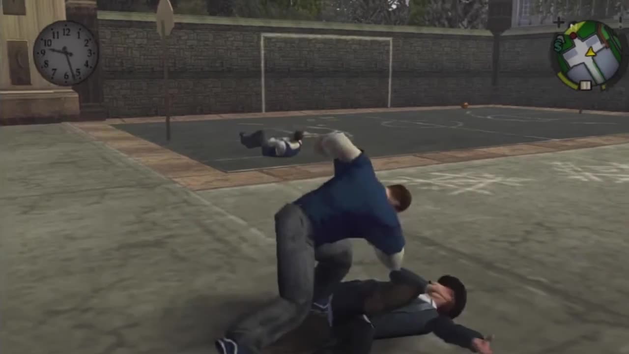 WWE Wrestling Moves in Bully Game