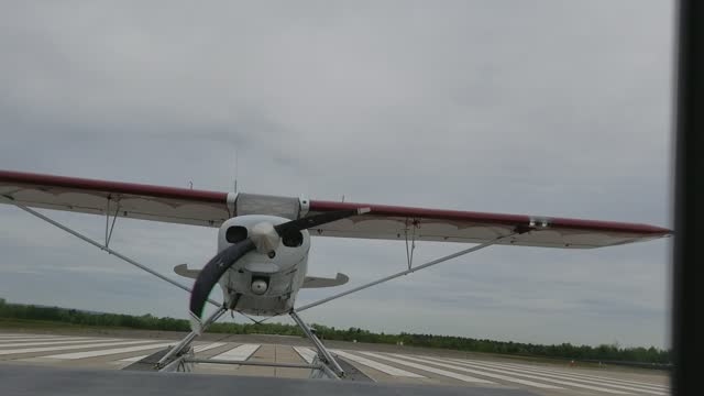 Witnessing a Seaplane Take Off