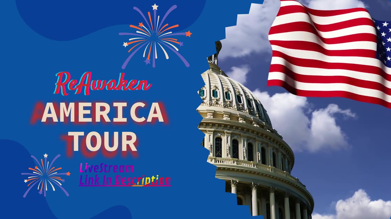 Clay Clark & General Flynn's 'The ReAwaken America Tour' ~ LIVE STREAM LINK