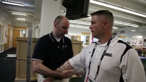 Marine vet prepares to take on Army in sitting volleyball