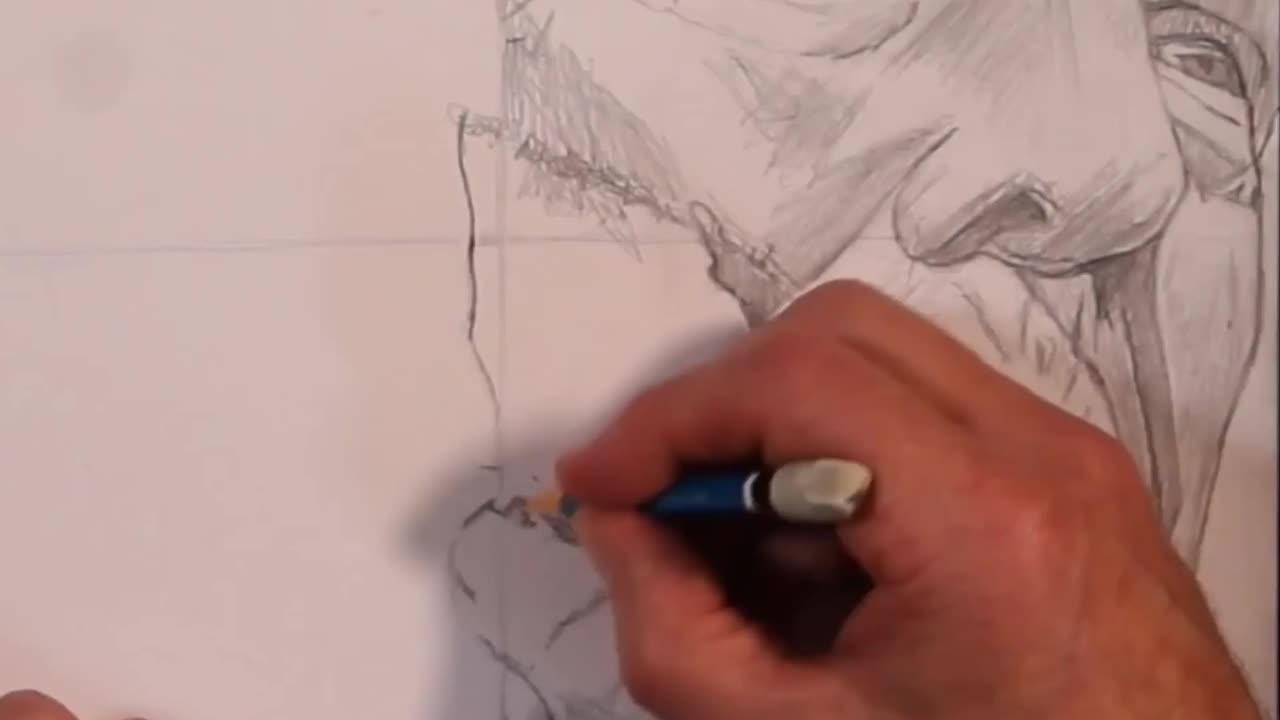 Watch this drawing of Donald Trump come to life!