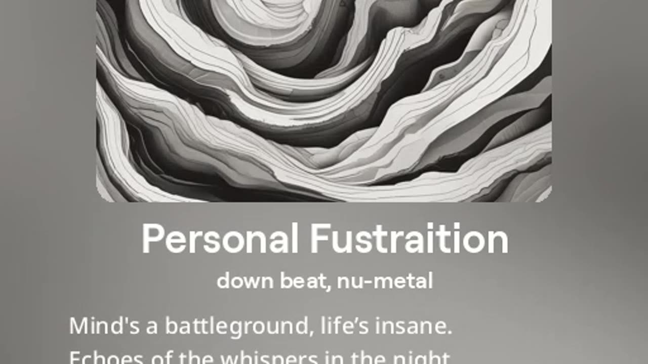 Personal Fustraition