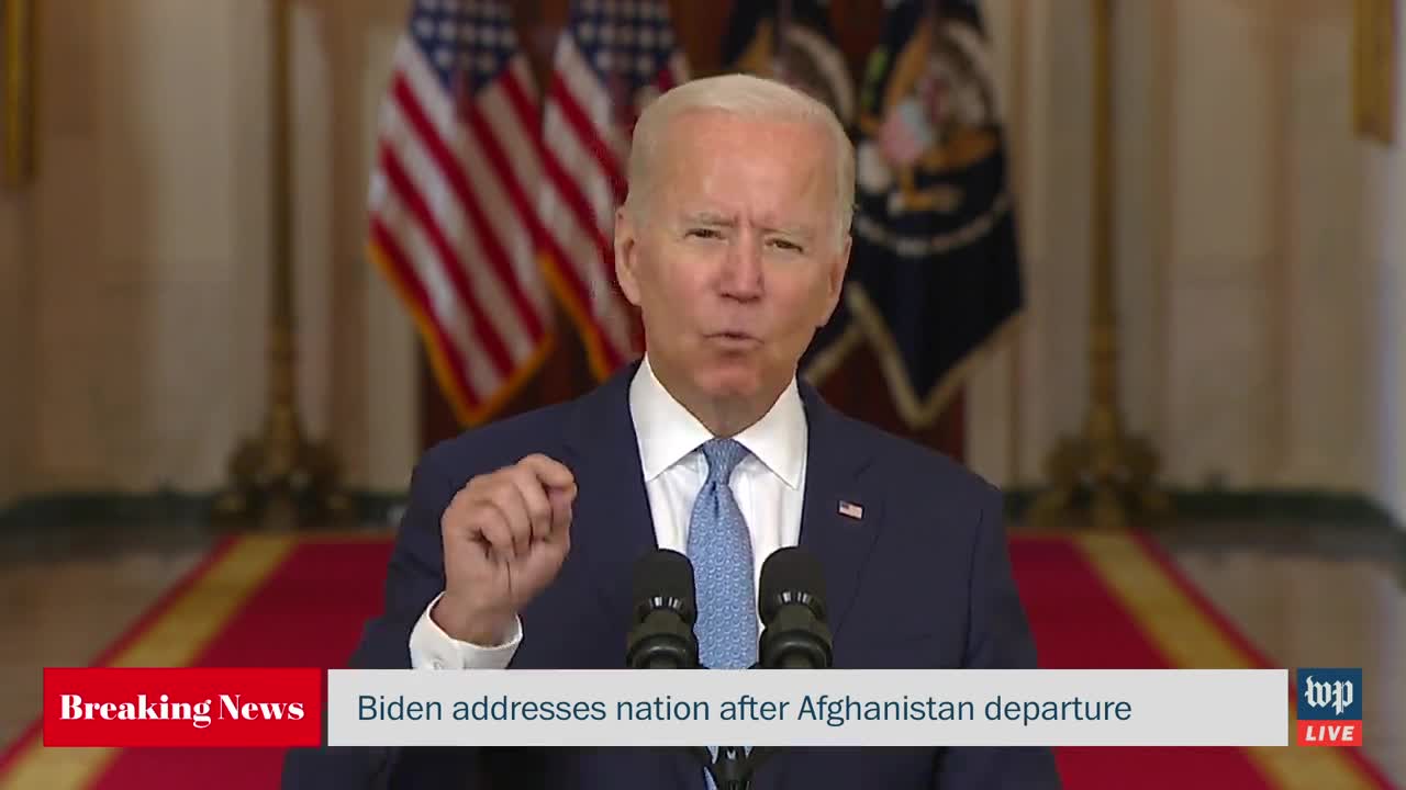 Biden, Once Again, Tries To Blame Trump For Afghanistan Disaster