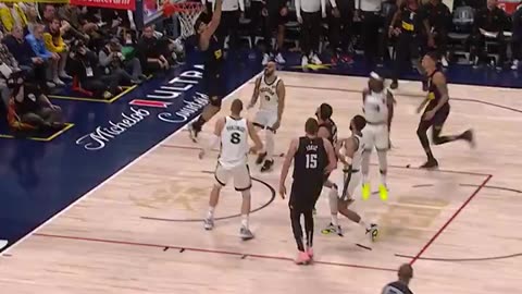 AG Spectacular Reverse Dunk on Alley-oop! BOS-DEN