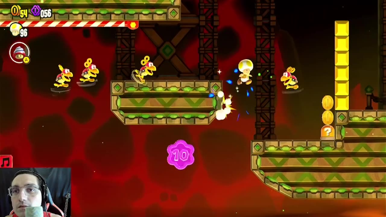 Super Mario Bros. Wonder | Ep. 20 - W6 - Deep Magma Bog Battleship