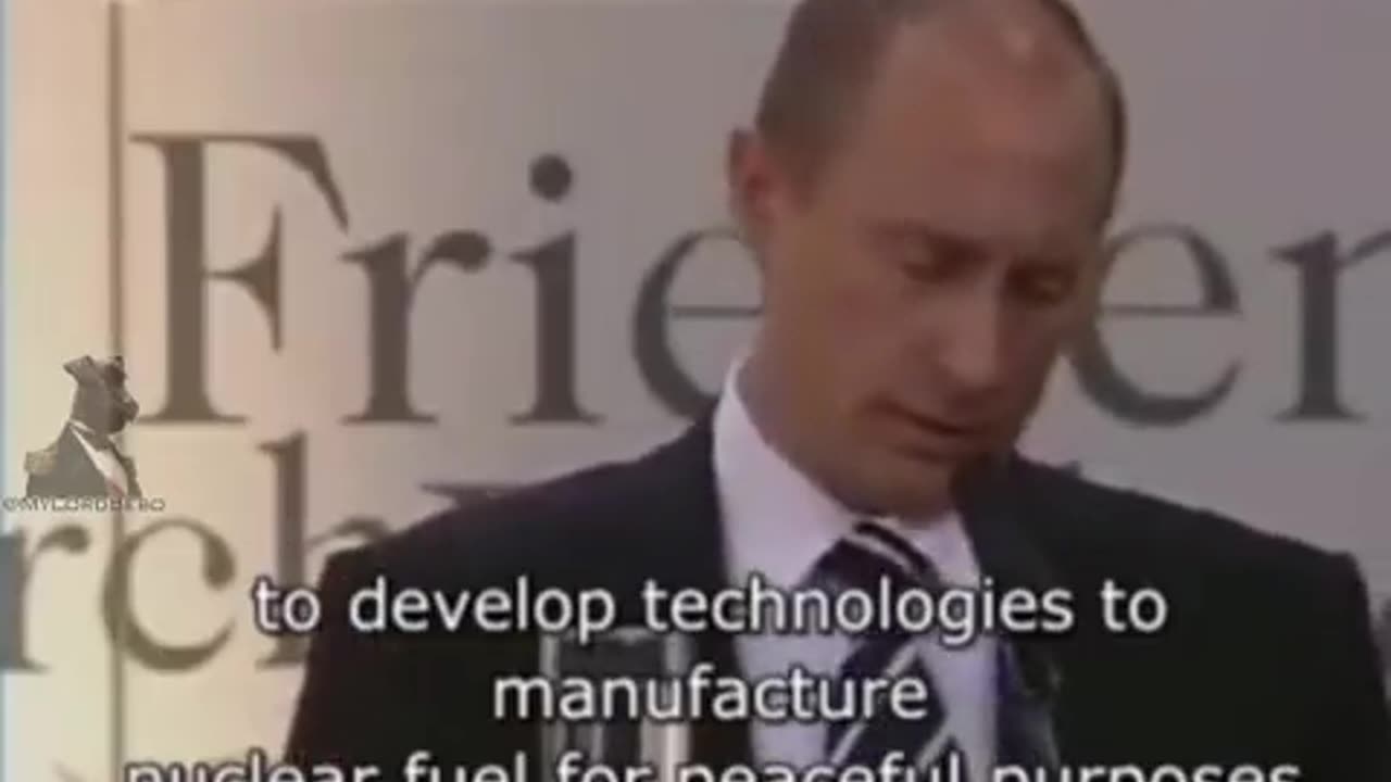 The Munich speech by Putin in 2007 is a must watch for every geopolitical scholar.