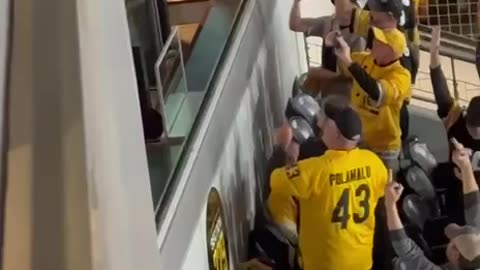 Pittsburgh Steelers stadium goes wild