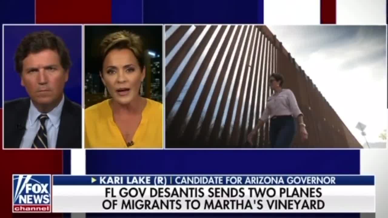 Tucker Carlson's Full Interview With America First Candidate For Governor Of Arizona @KariLake