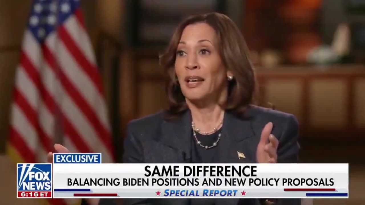 🚨Kamala: "Let me be very clear: my presidency will not be a continuation of Joe Biden's presidency."