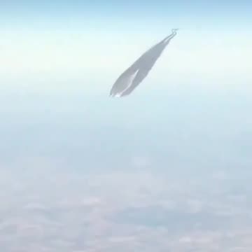 Plane passenger records one spraying