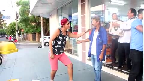 Dance dance prank