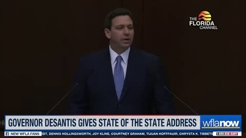 Florida Governor DeSantis give State Address, Florida is A Free State