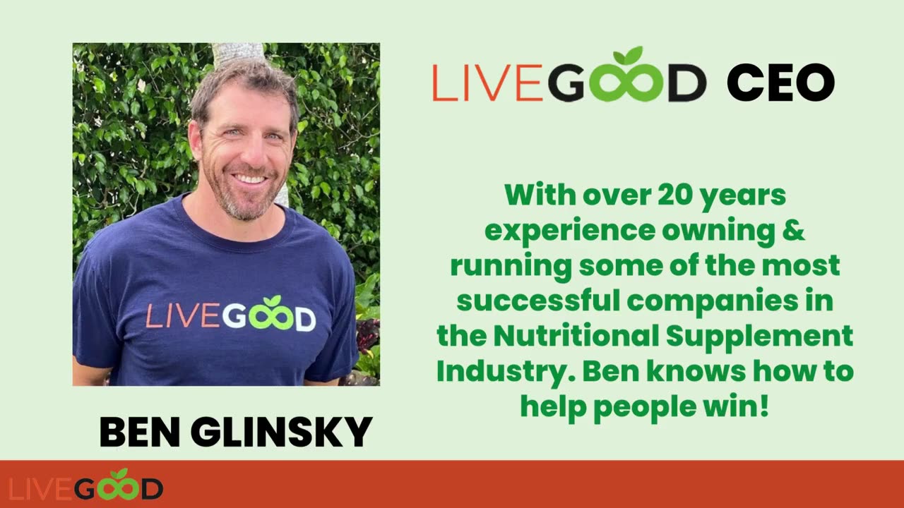 LiveGood business presentation : A sneak peek of the LiveGood affiliate program