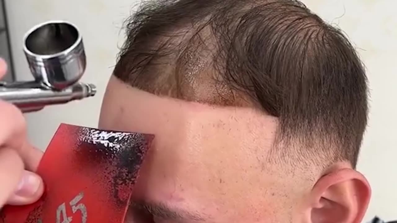 That's one way to hide a receding hairline.hd