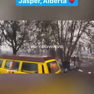Major destruction in Jasper Alberta after Wildfire