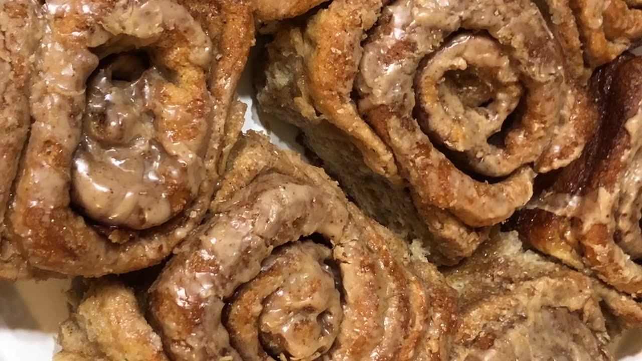 MOST SCRUMPTIOUS Cinnamon Rolls made with freshly milled flour