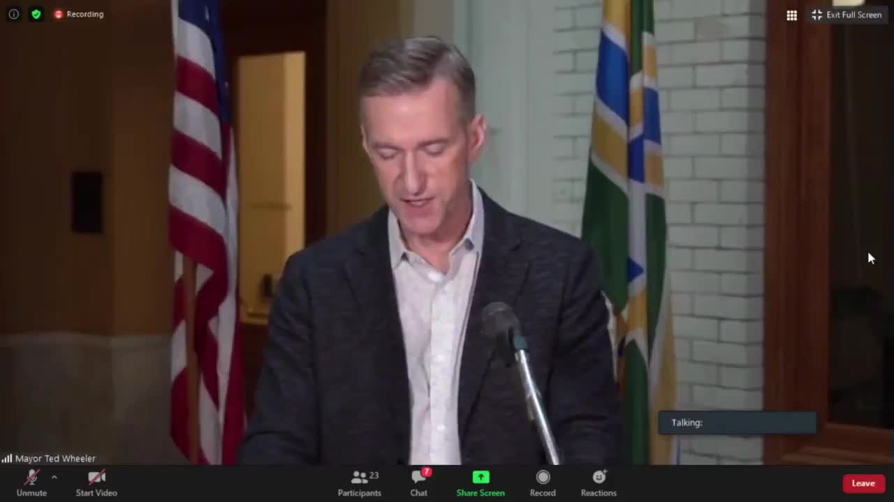 Portland Mayor Announces Pushback Against Antifa