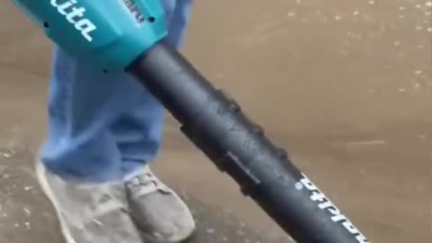 No time to walk around puddlesAnother reason you need a blower 🤣
