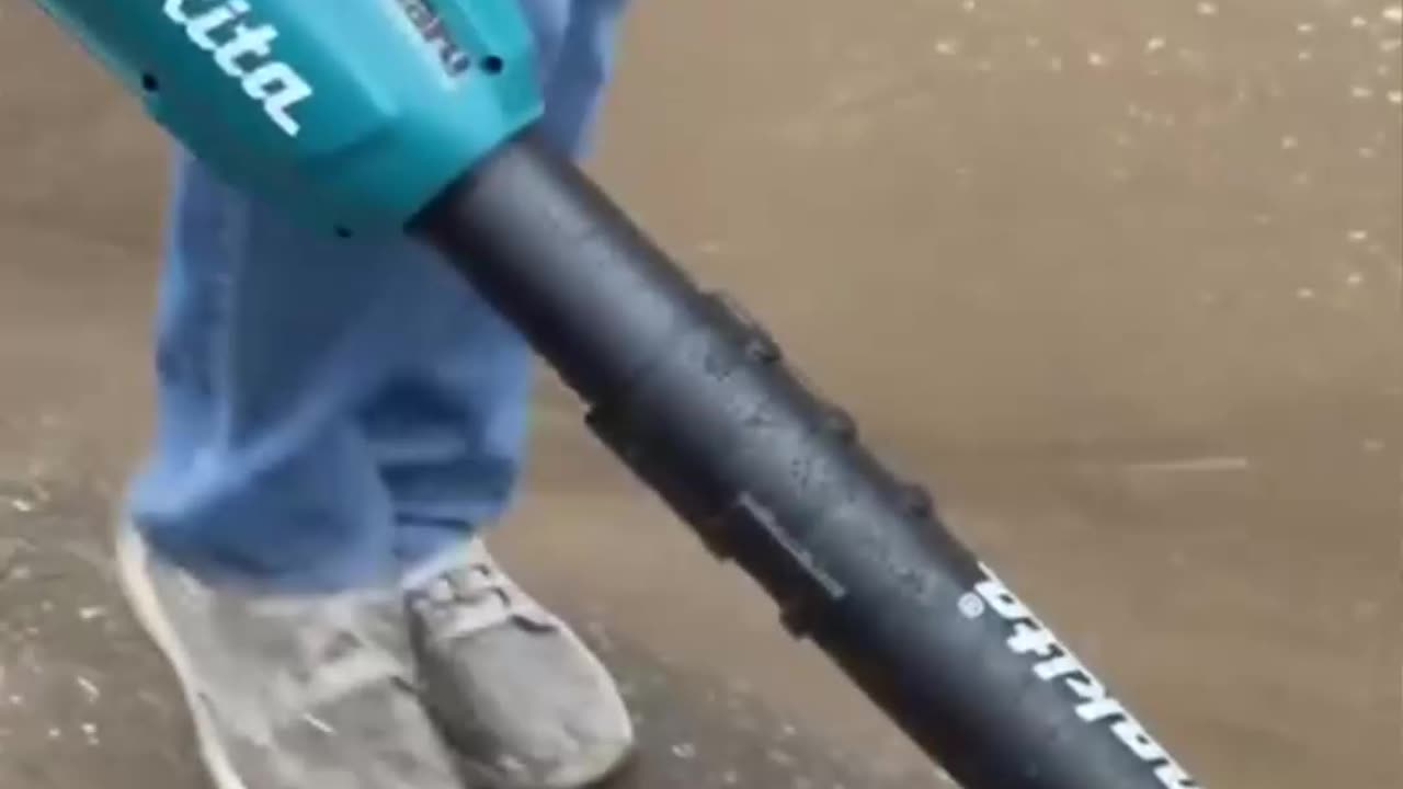 No time to walk around puddlesAnother reason you need a blower 🤣
