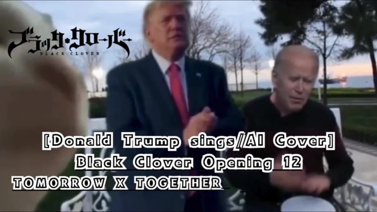 [Donald Trump sings/AI Cover] Black Clover Opening 12 TOMORROW X TOGETHER - Everlasting Shine