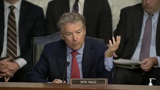 🔥🔥 Sen. Rand Paul Plays Fauci His Own Video on Natural Immunity.