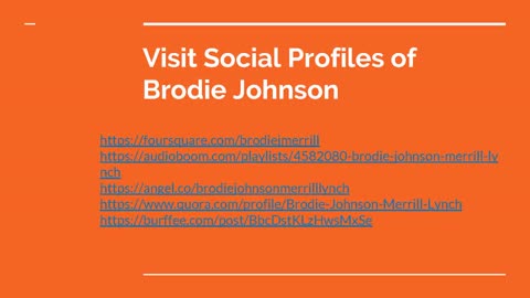 Brodie Johnson, a former Head of Residual Trading