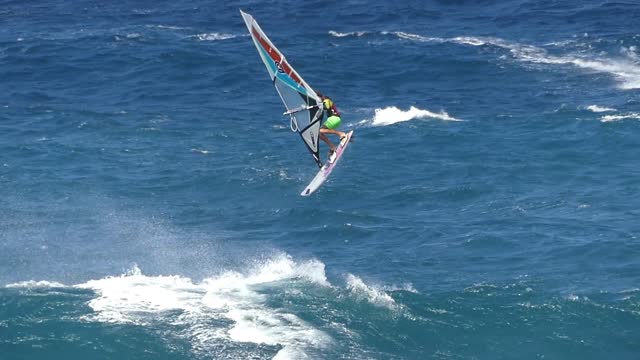 360 Flip on Sail Board Maui Hawaii