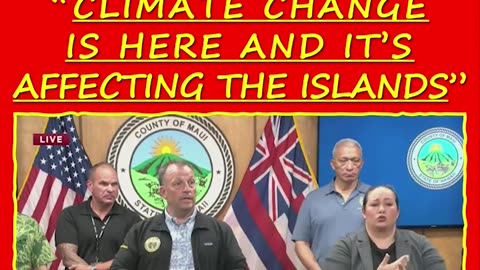 Fires blamed on climate change sucker show