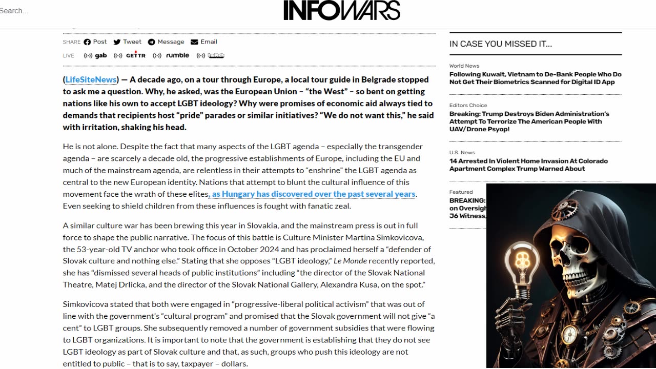 The Media Targets Slovakia for Cutting Taxpayer Funding to LGBTQIAAP2S🤐🙄🤡