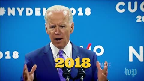 Biden repeated the same line his whole career