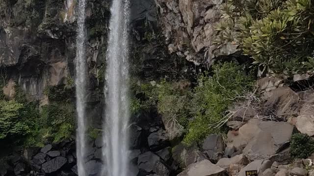 Cheonjiyeon Falls, Jeju Island, Korea