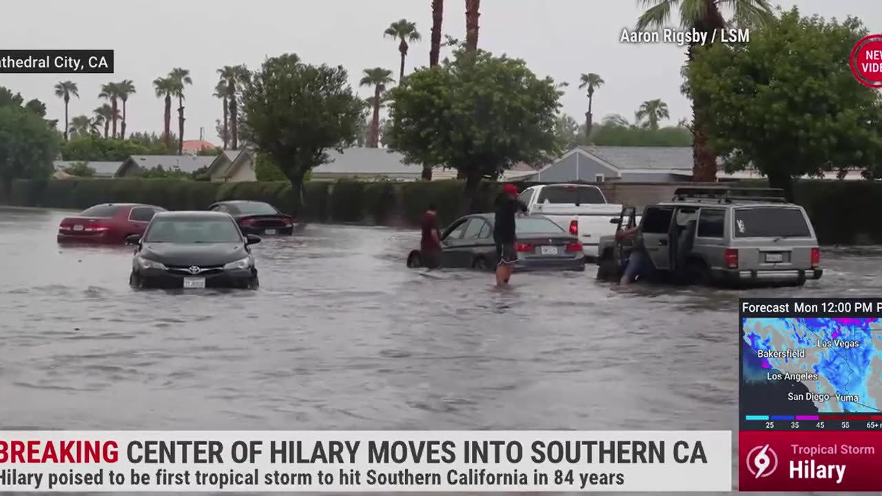 The Coachella Valley and surrounding areas of Southern California are experiencing floods