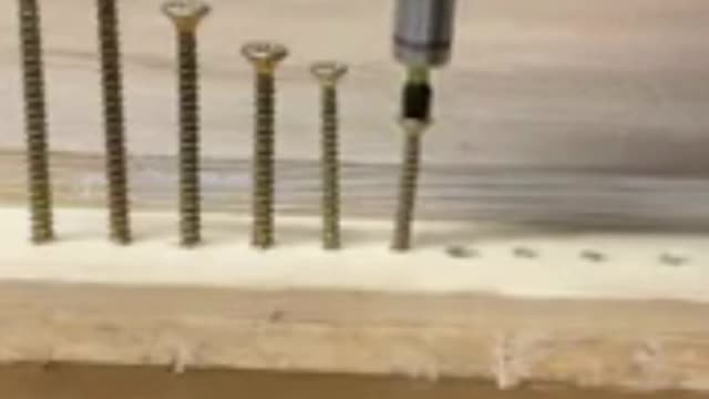 How To Use Screws For Wood Spikes Drill | Life Hacks | #Shorts