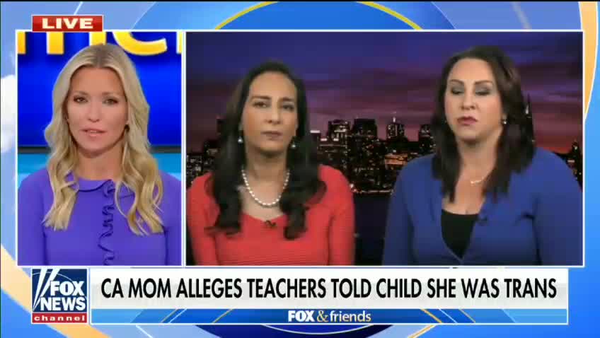 California mom claims teachers manipulated daughter to change gender identity.