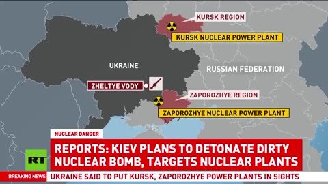 BREAKING: Russian sources report Ukraine is now planning to detonate a "dirty nuclear bomb" targeting nuclear power plants in Russia.