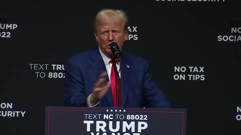 Trump on Kamala: "She can't solve the problem, because she is the problem"