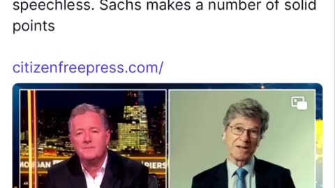 Sachs leaves Piers speechless