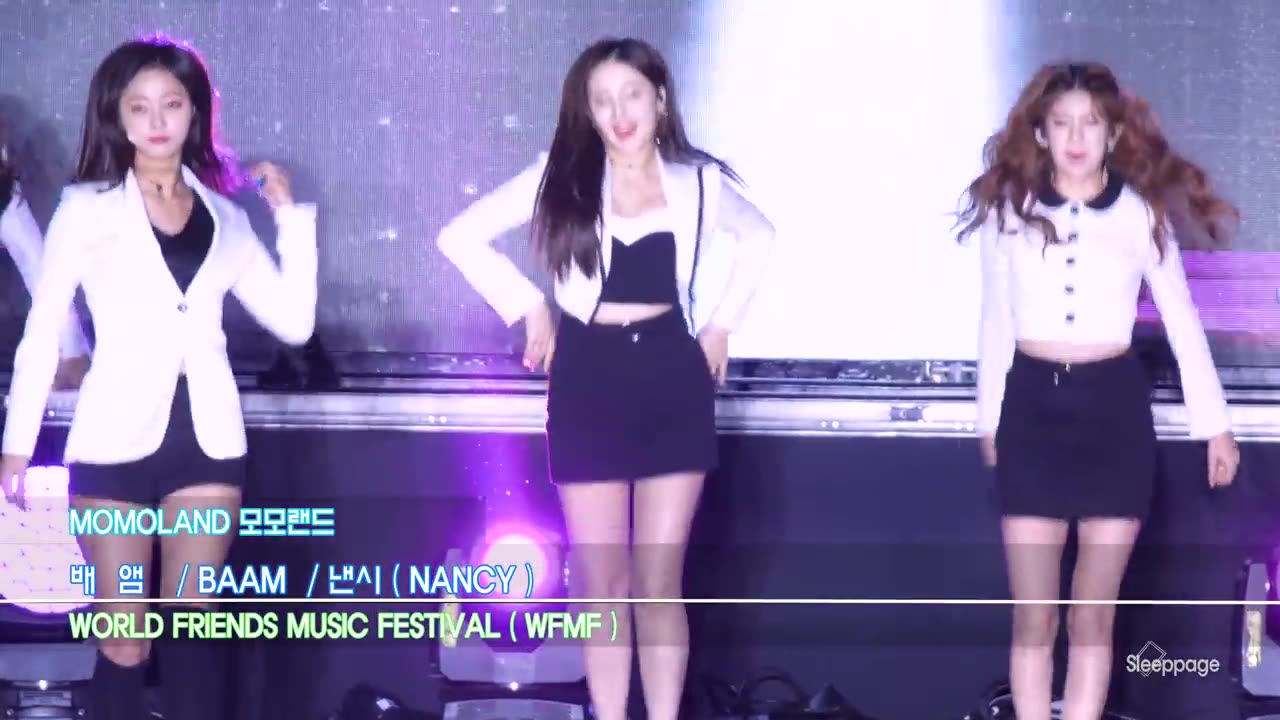 [4K] 181009 모모랜드 MOMOLAND 낸시 NANCY Full Cam @ WFMF By Sleeppage