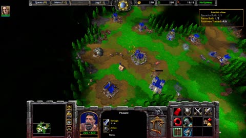 warcraft 3 human 1,2 campaign mission we meet the orcs