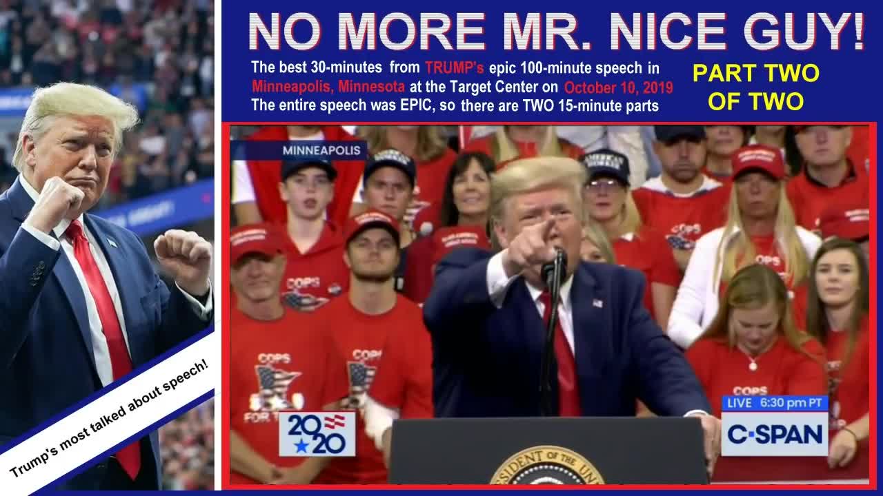 Trump's WILD Minneapolis rally! Oct. 10, 2019.