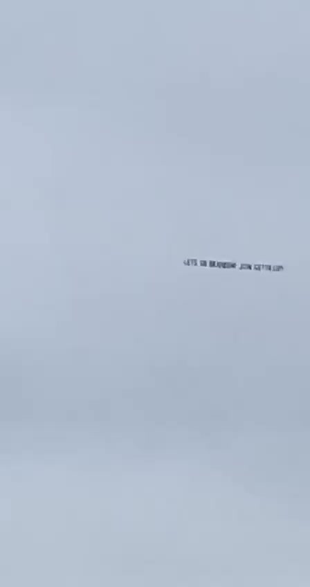 "Let's Go Brandon" banner flies over Georgia-Missouri game
