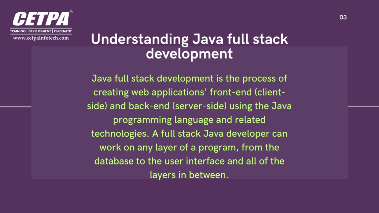 Java Course Essentials: A Gateway to Full Stack Development