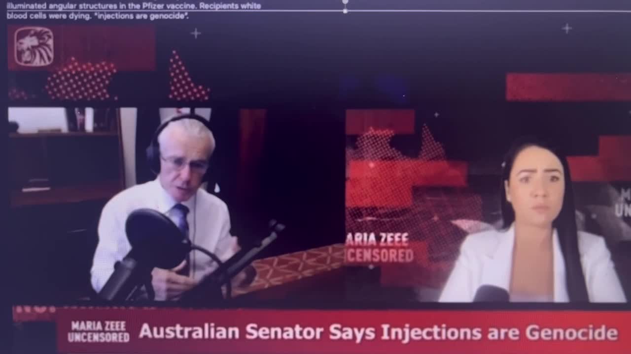 Australian Senator - Injections are genocide!