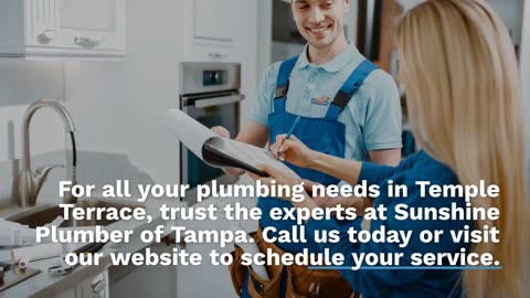 Plumbers Temple Terrace - Sunshine Plumber of Tampa