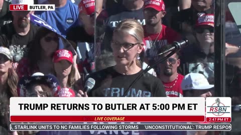 FULL SPEECH: Paramedic Sally Sheri Speaks at the Historic Trump Rally in Butler, PA - 10/5/24