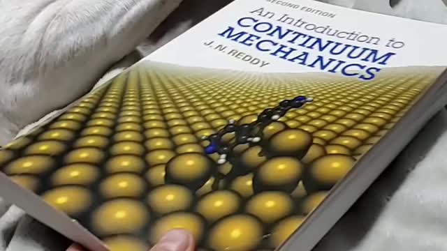 Hound Dog afraid of Continuum Mechanics Book