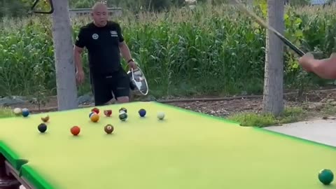 Funny video billiards millions views