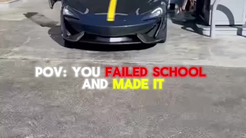 You Failed School.