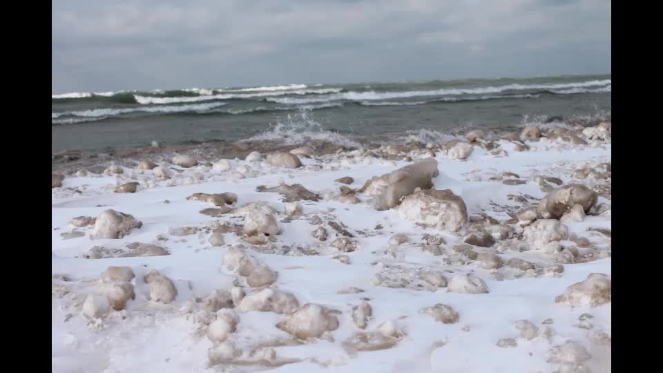 FROZEN St Joseph, Michigan Beach SAND HOODOOS The Hunt Begins! 2022