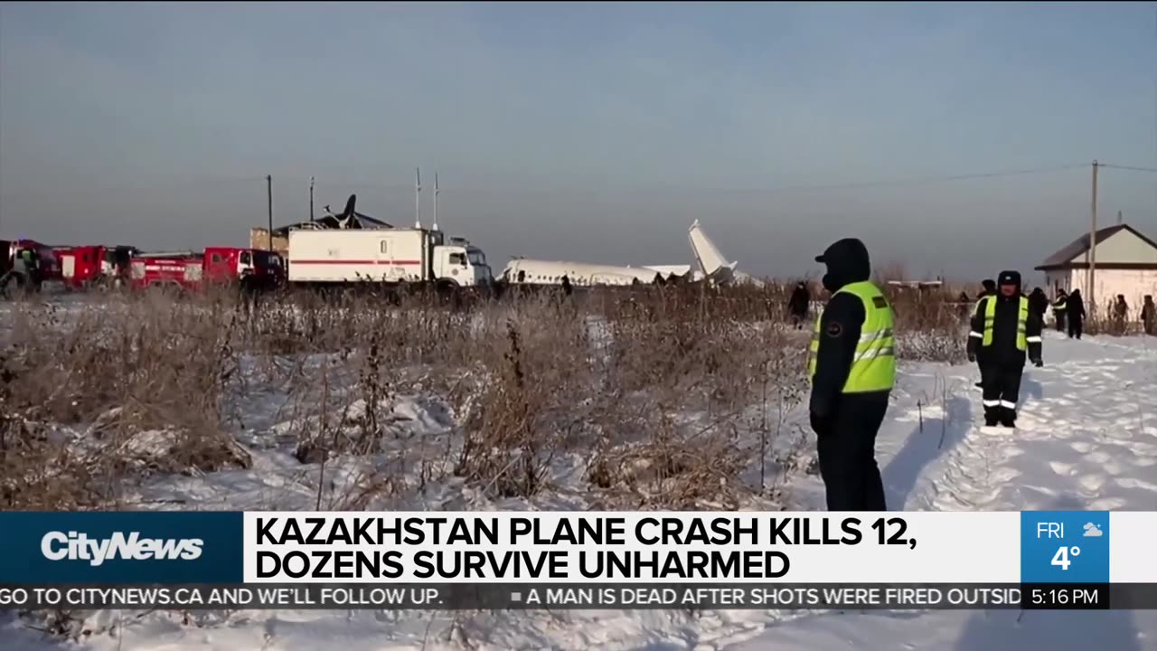 Plane crash observation - Kazakhstan